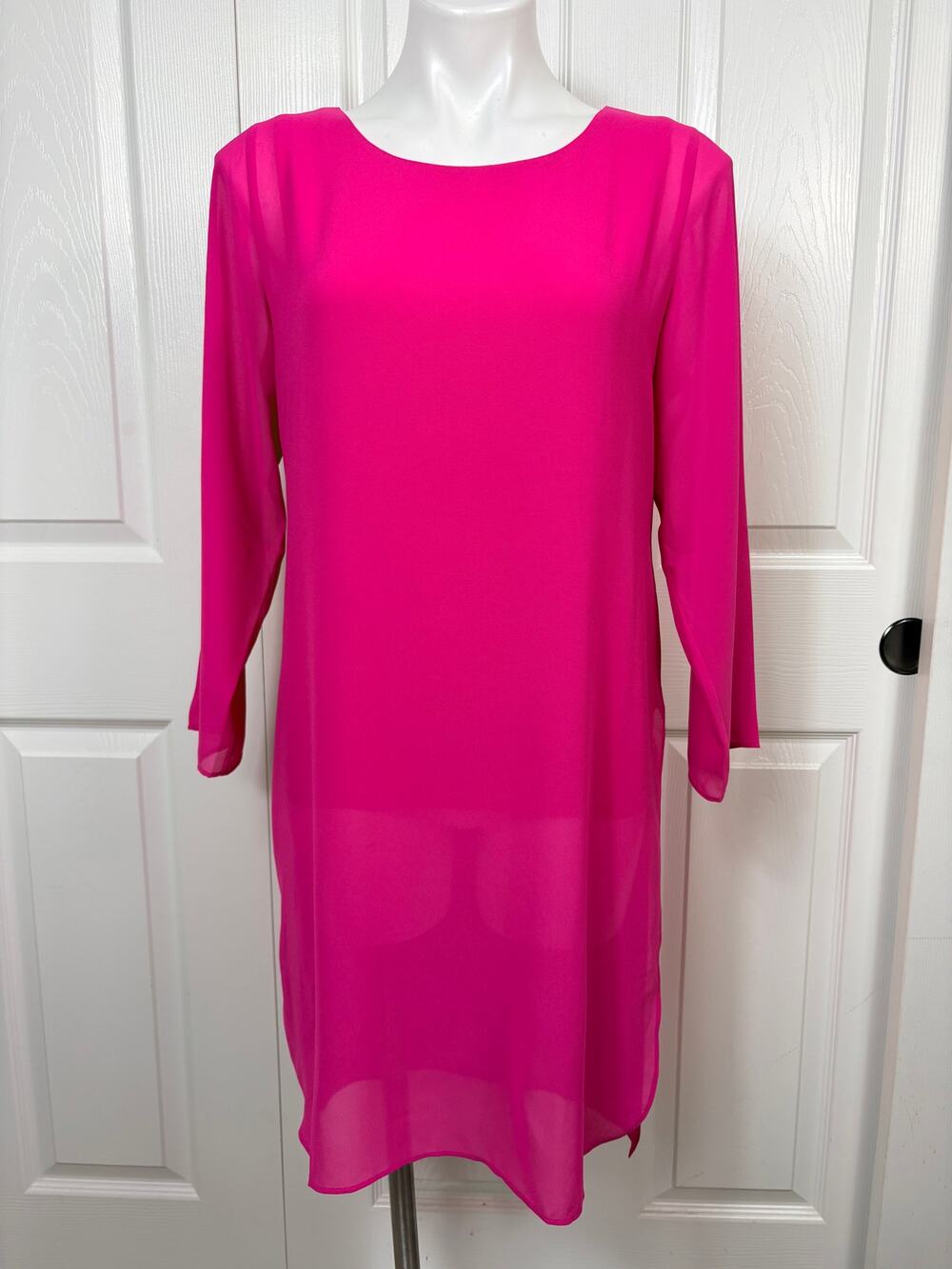 Soft Surroundings Jennifer Blouse Magenta Size S NWT